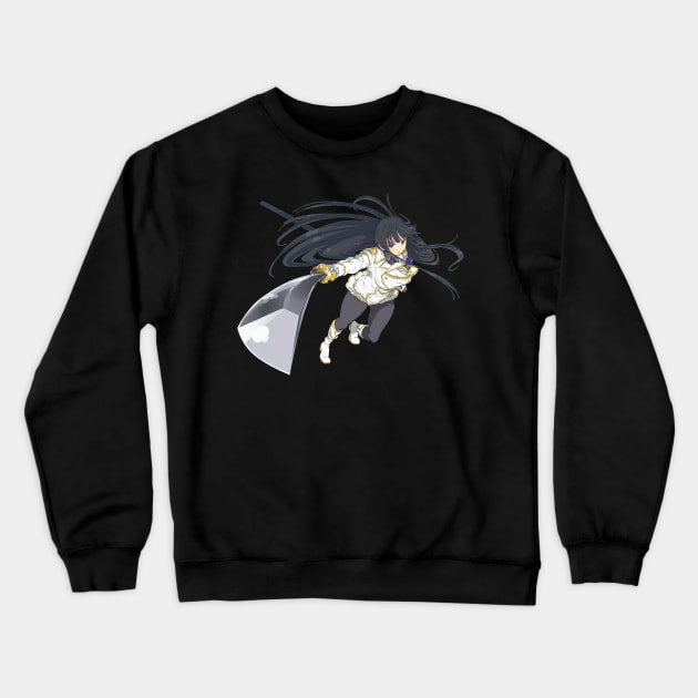 Ikaruga Senran Kagura Ninja Flash Crewneck Sweatshirt by ZarenBeck